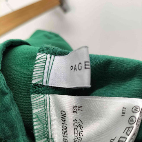 ページボーイ PAGEBOY カラーフレアスラックスパンツ レディース JPN:XL