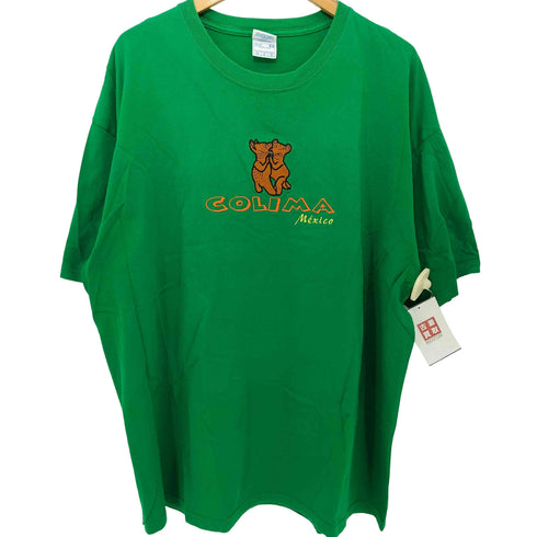 ヤズベク YAZBEK COLIMA フロント刺繍 クルーネック半袖Tシャツ メンズ 2XL