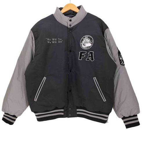 ファッキンオーサム FUCKING AWESOME Refflective Varsity Puffer リバーシブル リフレクティブ パフ ジャケット メンズ JPN:XL