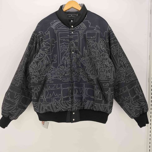 ファッキンオーサム FUCKING AWESOME Refflective Varsity Puffer リバーシブル リフレクティブ パフ ジャケット メンズ JPN:XL