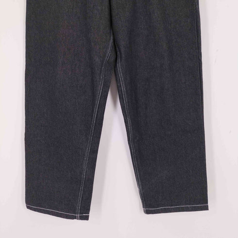 ALWAYS Heavy Duty Unisex Denim ブラックデニムパンツ メンズ JPN:XL