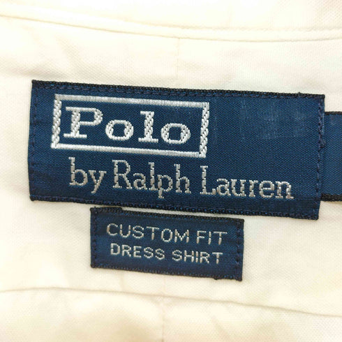 ポロバイラルフローレン Polo by RALPH LAUREN CUSTOM FIT DRESS SHIRT ポニー刺繍 半袖シャツ メンズ 17 1/2 | 44