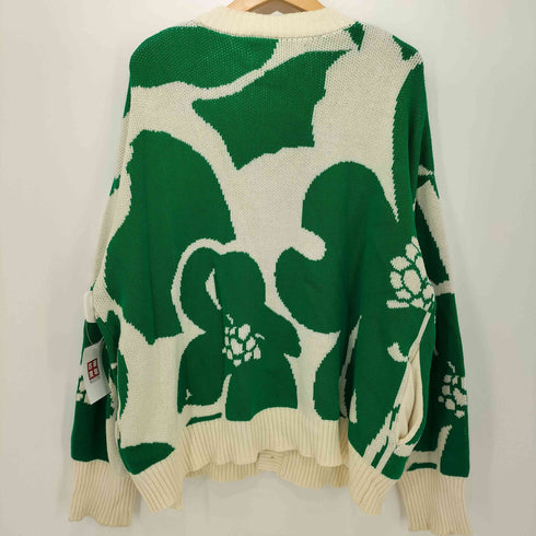 ホワイトランド WHITELAND 23SS FLOWER CARDIGAN フラワー コットンカーディガン メンズ FREE