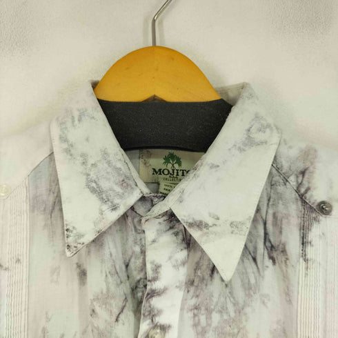 モヒート MOJITO L/S 総柄 リネンキューバシャツ メンズ JPN:XL