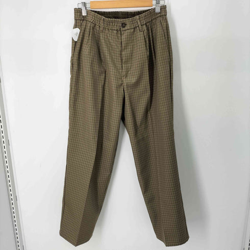 フリークスストア FREAKS STORE ビッグシルエットセットアップ チェックテーラードジャケット 2タックイージースラックスパンツ メンズ ジャケットLサイズ パンツLサイズ