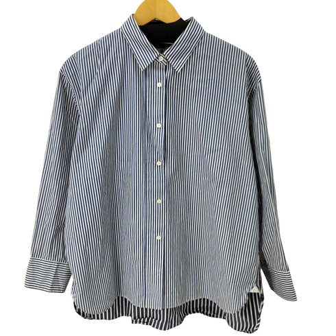 ユニクロプラスジェイ UNIQLO+J 3XL スーピマコットンオーバーサイズストライプシャツ レディース 3XL