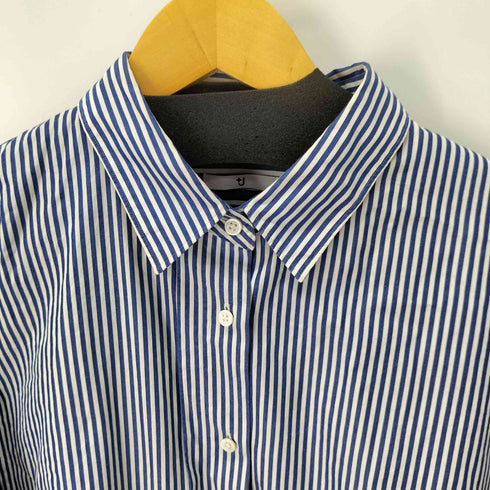ユニクロプラスジェイ UNIQLO+J 3XL スーピマコットンオーバーサイズストライプシャツ レディース 3XL