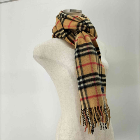 バーバリーロンドン BURBERRY LONDON カシミヤ50% ノバチェック カシミヤウールマフラー レディース ONE SIZE