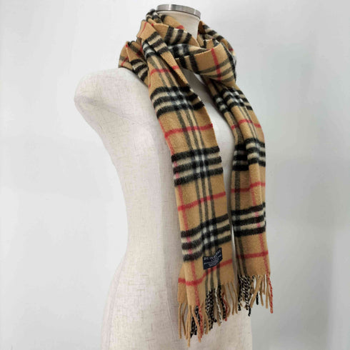 バーバリーロンドン BURBERRY LONDON カシミヤ50% ノバチェック カシミヤウールマフラー レディース ONE SIZE
