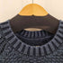 ギャップ Gap popcorn cotton indigo knit sweater メンズ import:L