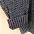 ギャップ Gap popcorn cotton indigo knit sweater メンズ import:L