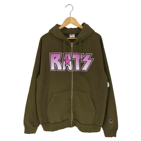 STRAY RATS Rats Star Zip Hoodie ラッツ スター ジップ パーカー メンズ JPN:L