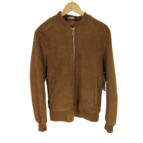 ザラ ZARA フェイク スウェード ブルゾン ジャケット メンズ import:S