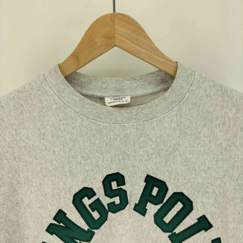 シップス SHIPS 22AW 別注 KINGSPOINT エンブロイダリー クルーネック スウェット プルオーバー アーチロゴ メンズ JPN:S