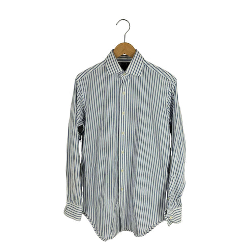 ポロバイラルフローレン Polo by RALPH LAUREN REGENT CUSTOM FIT ストライプ 長袖シャツ メンズ 14.5