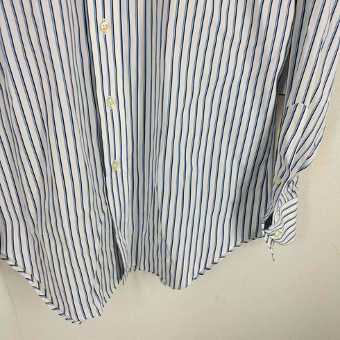 ポロバイラルフローレン Polo by RALPH LAUREN REGENT CUSTOM FIT ストライプ 長袖シャツ メンズ 14.5