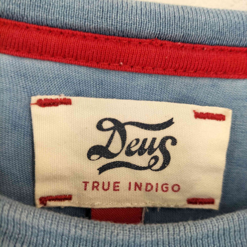 デウス DEUS ENGINE INDIGO TEE メンズ import:S