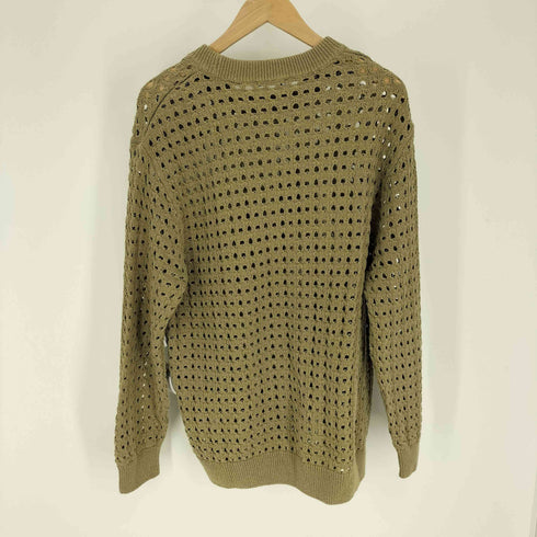 ザラ ZARA テクスチャー クロシェ ニット セーター メンズ import:M
