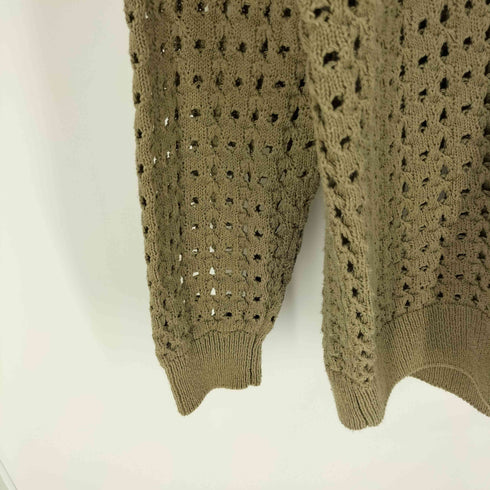 ザラ ZARA テクスチャー クロシェ ニット セーター メンズ import:M