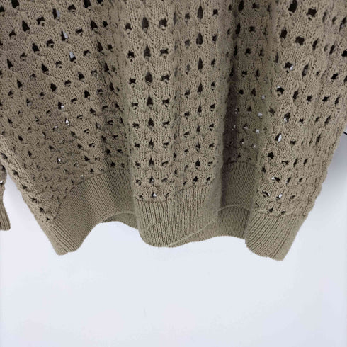 ザラ ZARA テクスチャー クロシェ ニット セーター メンズ import:M