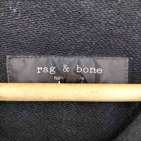 ラグアンドボーン rag&bone Bleach hoodie black プルオーバーパーカー メンズ import:M