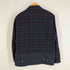 コムデギャルソンオム COMME des GARCONS HOMME 20AW 異素材切替 チェック ジップアップ ジャケット メンズ XS