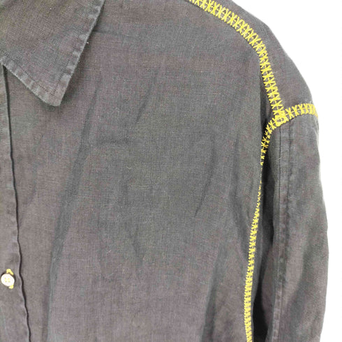 CORTIGIANI イタリア製 ステッチデザイン シャツ メンズ 56