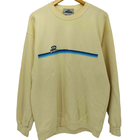 ピコ PIKO 80-90s OLD Y2K 両面プリント オーバーサイズ クルーネックスウェット メンズ import:L