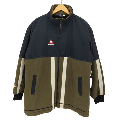 ルコック スポルティフ le coq sportif 裏ボア ナイロン 切替 フルジップ ブルゾン ジャケット メンズ M-L