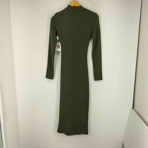 ザラ ZARA フロントギャザー L/Sワンピース レディース US S