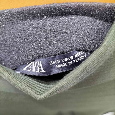 ザラ ZARA フロントギャザー L/Sワンピース レディース US S