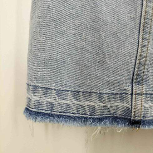 ダブルティー WTW 24SS カットオフ デニムスカート レディース JPN:M