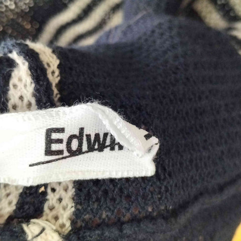 エドウィナホール Edwina Horl ボーダー クルーネック メッシュニット メンズ JPN:M