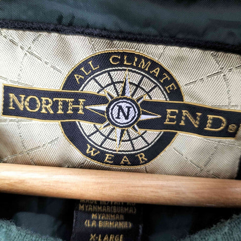 ノースエンド NORTH END 肩刺繍ナイロンピステ プルオーバー メンズ JPN:XL