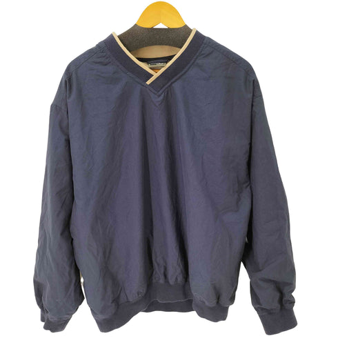 WHITE BEAR ポケットナイロンピステ プルオーバー 裏地メッシュ メンズ JPN:M