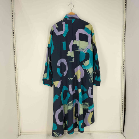 RUMCHE POPPIN Art Print Shirt Dress アートプリントシャツドレス レディース FREE