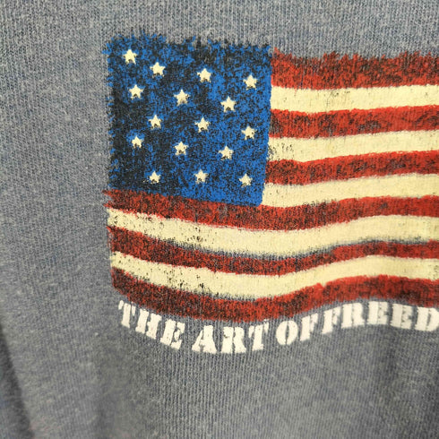 アンビル Anvil THE ART OF FREEDOM 製品染め クルーネックTシャツ メンズ import:XL