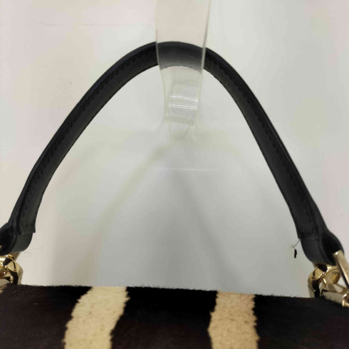 エトロ ETRO ハラコ ゼブラ柄 2WAY ショルダーハンドバッグ レディース