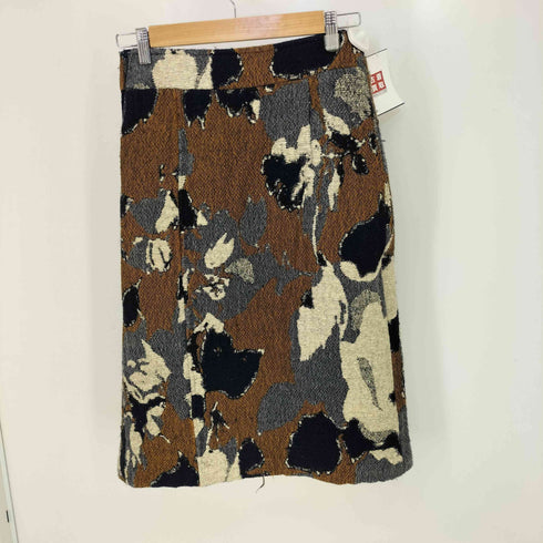 ロイスクレヨン Lois CRAYON LIFE WITH FLOWERS ジャガード ウールスカート レディース JPN:1