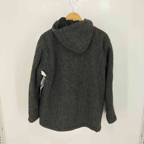 コムデギャルソンシャツ COMME des GARCONS SHIRT ヘリンボーンウールフードジャケット 裏地キルティング メンズ JPN:M