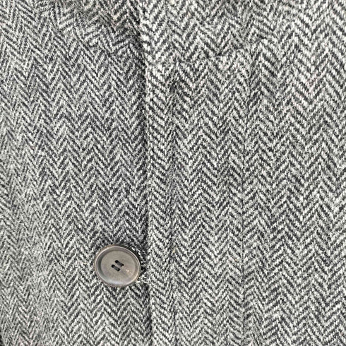 コムデギャルソンシャツ COMME des GARCONS SHIRT ヘリンボーンウールフードジャケット 裏地キルティング メンズ JPN:M