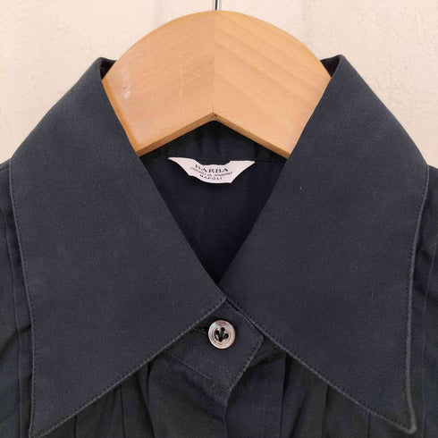 バルバ BARBA ピンタックレギュラーカラーシャツ レディース 40