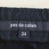 パドカレ pas de calais サルエルイージーパンツ レディース 34