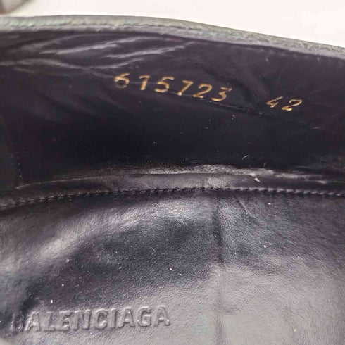 バレンシアガ BALENCIAGA BBロゴ ローファー スクエアヒール メンズ EUR:42