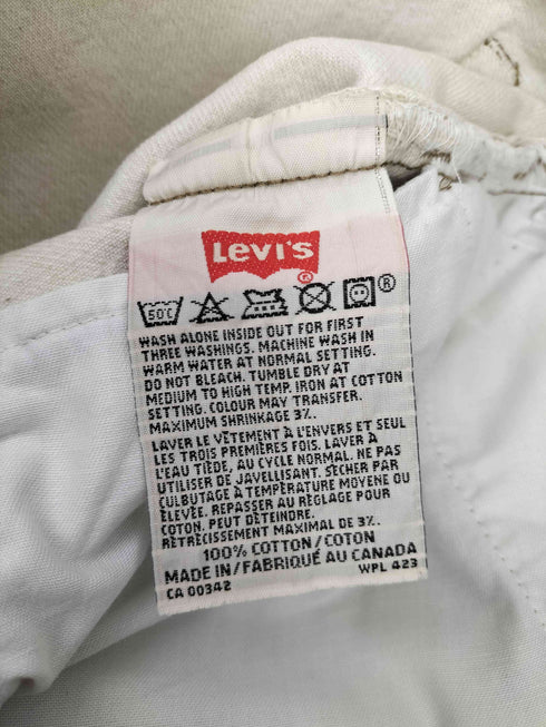 リーバイス Levis カナダ製 501 ボタンフライフライデニムパンツ メンズ W38 L34