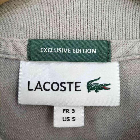ラコステ LACOSTE 別注 ヘビーピケポロシャツ メンズ import:S