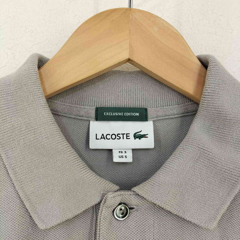 ラコステ LACOSTE 別注 ヘビーピケポロシャツ メンズ import:S
