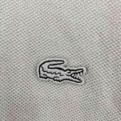 ラコステ LACOSTE 別注 ヘビーピケポロシャツ メンズ import:S