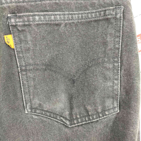 リーバイス Levis ブラジル製 10950 後染め ブラックデニムパンツ メンズ S