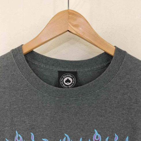 スラッシャー THRASHER 00S フロントロゴプリント クルーネック S/S TEE メンズ import:L